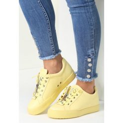 Żółte Sneakersy One You Love. Żółte buty sportowe damskie vices, ze skóry. Za 49,99 zł.