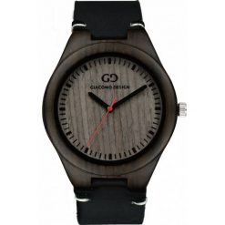 Zegarek Giacomo Design Drewniany męski GD08013. Czarne zegarki męskie marki Giacomo Design. Za 454,99 zł.