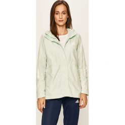 Adidas Performance - Kurtka. Zielone kurtki damskie adidas Performance, s, bez wzorów, z poliesteru, krótkie. Za 329,90 zł.