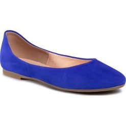 Baleriny BALDACCINI - 779500 Chaber Zamsz. Niebieskie baleriny damskie Baldaccini, bez wzorów, ze skóry, bez obcasa. Za 229,00 zł.