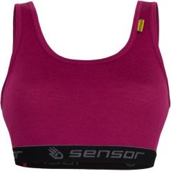 Sensor Damski Stanik Merino Active Lilla M. Czerwone biustonosze sportowe damskie Sensor, m, bez wzorów, z wełny. W wyprzedaży za 75,00 zł.