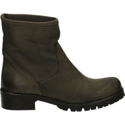 Botki - F334 NAB GRIG. Czarne botki damskie skórzane marki Venezia. Za 249,00 zł.