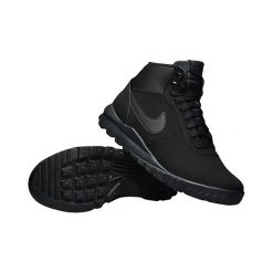 Buty Nike Hoodland Suede (654888-090). Czarne buty trekkingowe męskie Nike, na jesień, ze skóry, outdoorowe. Za 329,99 zł.