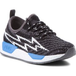 Sneakersy PRIMIGI - 1452211 Nero/Grig/Bco. Szare półbuty dziewczęce Primigi, na sznurówki. W wyprzedaży za 149,00 zł.