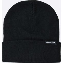 Dickies - Czapka. Czarne czapki męskie marki Dickies, na zimę, bez wzorów, z dzianiny. W wyprzedaży za 39,90 zł.