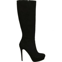 Kozaki - JORES CAM NER. Czarne buty zimowe damskie Venezia, ze skóry. Za 399,00 zł.