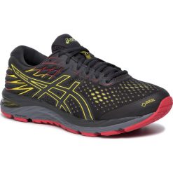 Buty ASICS - Gel-Cumulus 21 G-Tx GORE-TEX 1011A571 Graphite Grey/Sour Yuzu 020. Czarne buty sportowe męskie Asics, z tworzywa sztucznego, bez zapięcia, do biegania, gore-tex. Za 619,00 zł.
