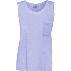 Top DEHA EASY. Szare topy damskie Deha, bez wzorów, z bawełny, eleganckie, bez kołnierzyka. W wyprzedaży za 99,00 zł.