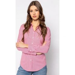 Koszula TOMMY HILFIGER Th Essential WW0WW26608. Czerwone bluzki damskie TOMMY HILFIGER, bez wzorów, z elastanu, bez kołnierzyka, bez rękawów. W wyprzedaży za 339,00 zł.