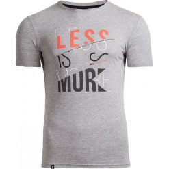T-shirt męski TSM614 - średni szary melanż - Outhorn. Szare t-shirty męskie marki Outhorn, na lato, m, melanż, z bawełny. W wyprzedaży za 29,99 zł.