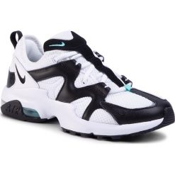 Buty NIKE - Air Max Graviton AT4404 101 White/Black/Light Aqua. Białe półbuty damskie Nike, na co dzień, bez wzorów, ze skóry, bez obcasa, na płaskiej podeszwie, bez zapięcia. Za 399,00 zł.