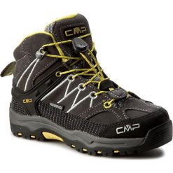 Trekkingi CMP - Kids Rigel Mid Trekking Shoe Wp 3Q12944 Graffite U887. Szare śniegowce chłopięce marki CMP, na sznurówki. W wyprzedaży za 199,00 zł.