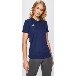 Adidas Performance - Top sportowy. Niebieskie topy damskie adidas Performance, s, bez wzorów, z poliesteru, bez kołnierzyka. Za 119,90 zł.