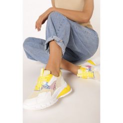 Żółte Sneakersy Bollinea. Żółte sneakersy damskie Born2be. Za 109,99 zł.