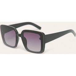 Answear Lab - Okulary. Szare okulary przeciwsłoneczne damskie Answear Lab, prostokątne. Za 49,90 zł.