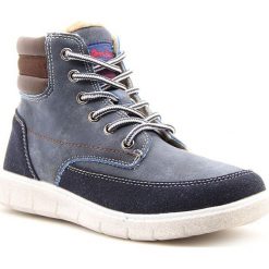 Buty sportowe chłopięce ocieplane granatowe American Club 34. Szare buty chłopięce sportowe marki American CLUB, bez zapięcia. Za 55,00 zł.