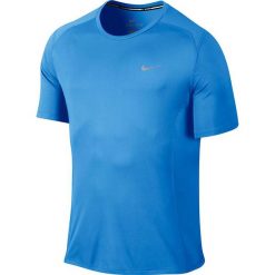 Koszulki sportowe męskie: Nike Koszulka męska DF Miler SS niebieska r. M (683527 412)