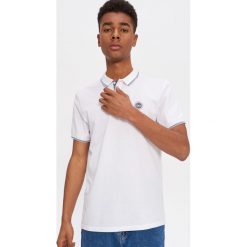 Koszulka polo - Biały. Białe koszulki męskie House, s, bez wzorów, bez rękawów. Za 39,99 zł.