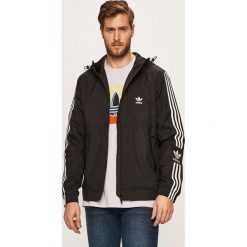 Adidas Originals - Kurtka. Czarne płaszcze męskie adidas Originals, s, bez wzorów, z poliesteru, krótkie, z kapturem. Za 279,90 zł.