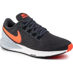 Buty NIKE - Air Zoom Structure 22 AA1636 010 Anthracite/Bright Crimson. Szare buty sportowe męskie Nike, z tworzywa sztucznego, bez zapięcia, do biegania, nike zoom. W wyprzedaży za 449,00 zł.