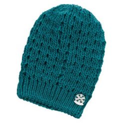 Capu Czapka Zimowa 354-B Blue. Niebieskie czapki damskie marki Capu, na zimę. W wyprzedaży za 37,00 zł.