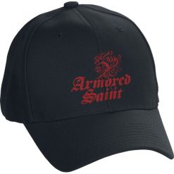 Czapki damskie: Armored Saint Logo Red Czapka baseballowa czarny