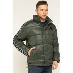 Kurtka puchowa Kappa Francis 306009. Zielone kurtki męskie Kappa, m, bez wzorów, z poliesteru, bez kaptura. W wyprzedaży za 259,00 zł.
