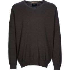 Sweter "Reakti" w kolorze ciemnoszarym. Szare swetry męskie Camel Active, m, bez wzorów, z bawełny, bez kołnierzyka, bez kaptura. W wyprzedaży za 131,95 zł.