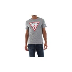 T-shirty z krótkim rękawem Guess M94I42 I3Z00 CORE TEE. Szare t-shirty męskie Guess, xl, z aplikacjami, bez kołnierzyka, krótkie. Za 119,05 zł.