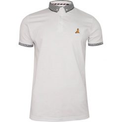 Biała Bawełniana Koszulka POLO -Brave Soul- Męska, Krótki Rękaw, z Kołnierzykiem, Sportowa TSBRSSS20GLOVERopticwhite. Białe koszulki męskie Brave Soul, na lato, m, bez wzorów, z bawełny, sportowe, z krótkim rękawem. Za 59,00 zł.