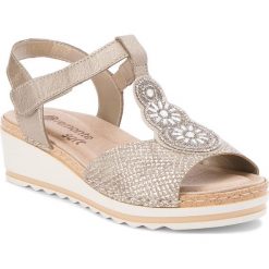 Rzymianki damskie: Sandały REMONTE BY RIEKER – R6054-64 Gold
