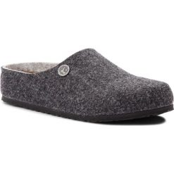 Kapcie BIRKENSTOCK - Kaprun Rivet Kids 1011199 Doubleface Gray. Szare sandały chłopięce Birkenstock, ze skóry. W wyprzedaży za 189,00 zł.