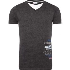 T-shirty męskie: Koszulka „Davis” w kolorze antracytowym