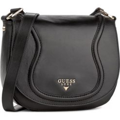 Torebka GUESS - HWFAIT L7321 BLA. Czarne listonoszki damskie marki Guess, z aplikacjami. W wyprzedaży za 519,00 zł.