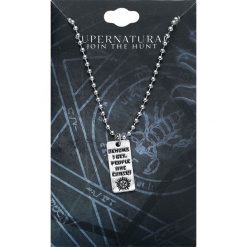 Supernatural People Are Crazy Naszyjnik srebrny. Szare naszyjniki damskie Supernatural, srebrne. Za 62,90 zł.