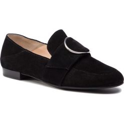 Półbuty HÖGL - 7-101612 Black 0100. Czarne półbuty damskie HÖGL, na co dzień, bez wzorów, ze skóry, bez obcasa, na obcasie, bez zapięcia. W wyprzedaży za 399,00 zł.