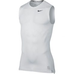 Nike Koszulka męska NP Top Compression SL biała r. M (703092 100). Białe t-shirty męskie Nike, m. Za 85,03 zł.
