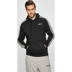 Adidas - Bluza. Czarne bluzy męskie Adidas, s, z nadrukiem, z bawełny, z kapturem, bez rękawów, z kapturem. W wyprzedaży za 199,90 zł.