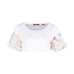 S.Oliver T-Shirt Damski 38 Bialy. Białe t-shirty damskie S.Oliver, s. W wyprzedaży za 99,00 zł.