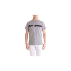 T-shirty z krótkim rękawem N°21 F0276363. Szare t-shirty męskie N°21, s, bez wzorów, bez kołnierzyka, krótkie. Za 270,71 zł.