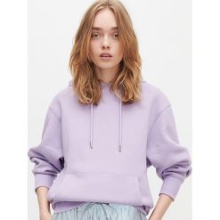 Bluza z kapturem - Fioletowy. Fioletowe bluzy damskie Reserved, s, bez wzorów, bez rękawów, z kapturem. Za 119,99 zł.