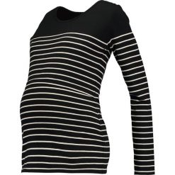 Bluzki asymetryczne: JoJo Maman Bébé BRETON Bluzka z długim rękawem black/ecru