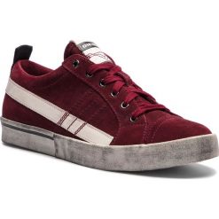 Sneakersy DIESEL - D-Velows Low Lace Y01755-P1834-T5283 Cabernet. Czerwone sneakersy męskie Diesel, na co dzień, bez wzorów, ze skóry, eleganckie, bez zapięcia. W wyprzedaży za 409,00 zł.