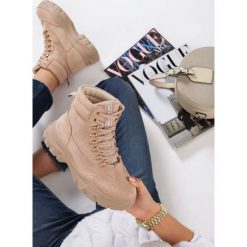 Beżowe Sneakersy Chaparral. Brązowe sneakersy damskie Renee. Za 129,99 zł.