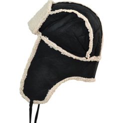 Czapka męska Uszanka Zimowa wyprawa czarno-ecru. Czarne czapki zimowe męskie Art of Polo, na zimę. Za 37,60 zł.