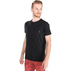 Scotch & Soda Koszulka Czarny. Czarne podkoszulki męskie Scotch & Soda, l, z haftami, z bawełny, bez kołnierzyka, krótkie. Za 133,95 zł.