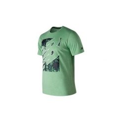 T-shirty z krótkim rękawem New Balance Heathertech Tee. Zielone t-shirty męskie New Balance, xl, bez wzorów, bez kołnierzyka, krótkie. Za 106,71 zł.
