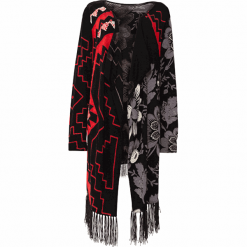 Desigual Kardigan damski Jers Detroit Negro 19WWJF19 2000 (rozmiar M). Swetry damskie Desigual, m. W wyprzedaży za 232,00 zł.