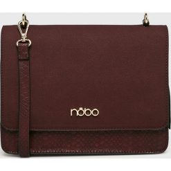 Nobo - Torebka. Brązowe torebki klasyczne damskie marki Nobo, w paski, z materiału, średnie. W wyprzedaży za 199,90 zł.