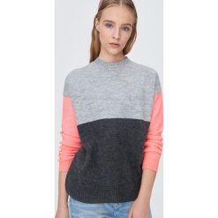 Kolorowy sweter - Pomarańczowy. Pomarańczowe swetry damskie Sinsay, s, bez wzorów, bez rękawów, bez kaptura. Za 59,99 zł.